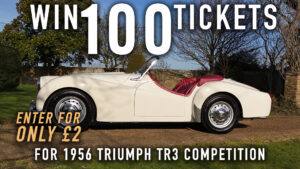 WIN 100 Tickets for 1956 Triumph TR3