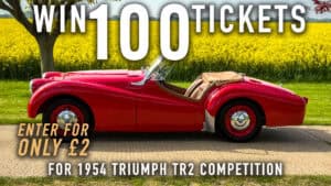 WIN 100 Tickets for 1954 Triumph TR2