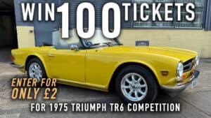 WIN 100 Tickets for 1975 Triumph TR6