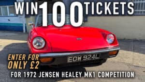WIN 100 Tickets for 1972 Jensen Healey Mk1