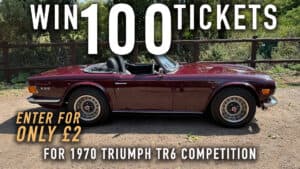 WIN 100 Tickets for 1970 Triumph TR6