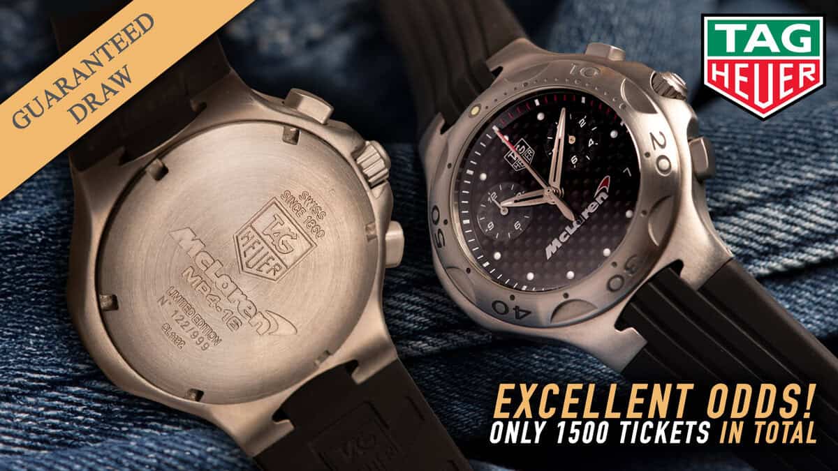 WIN a 2002 TAG Heuer Kirium McLaren Limited Edition Chronograph
