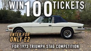 WIN 100 Tickets for 1973 Triumph Stag
