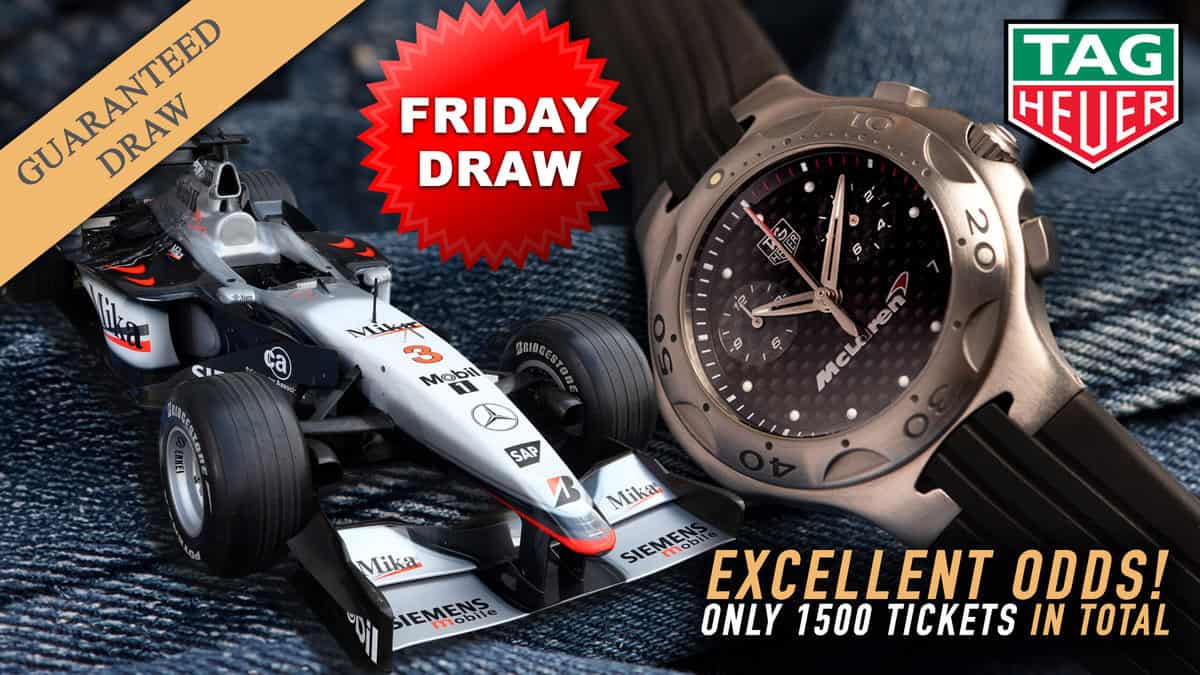 WIN a 2002 TAG Heuer Kirium McLaren Limited Edition Chronograph