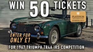 WIN 50 Tickets for 1967 Triumph TR4A IRS