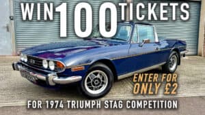 WIN 100 Tickets for 1974 Triumph Stag