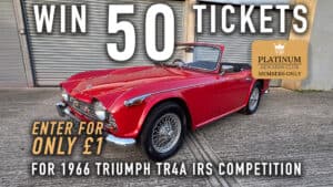 WIN 50 Tickets for 1966 Triumph TR4A IRS