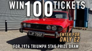 WIN 100 Tickets for 1976 Triumph Stag