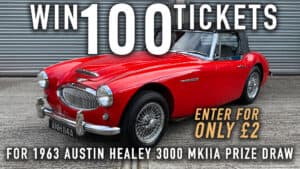 WIN 100 Tickets for 1963 Austin Healey 3000 MkIIA