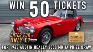 WIN 50 Tickets for 1963 Austin Healey 3000 MkIIA - Platinum Rewards Club 