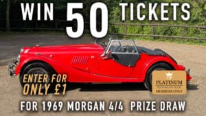 WIN 50 Tickets for 1969 Morgan 4/4 – Platinum Rewards Club