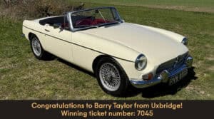 1966 MGB Roadster – 1950cc Oselli or £20,000 Cash Alternative