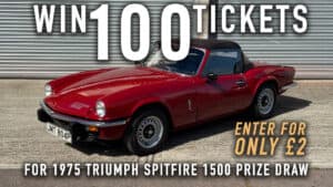 WIN 100 Tickets for 1975 Triumph Spitfire 1500